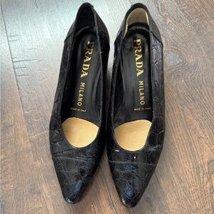 Vintage Prada Pumps Size 37 Black